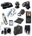 web can , teclado , mouse , HD , pen drive , cd e dvd , caixa som, memoria e outros 
